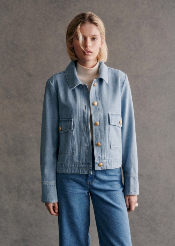 Veste daim sezane clearance
