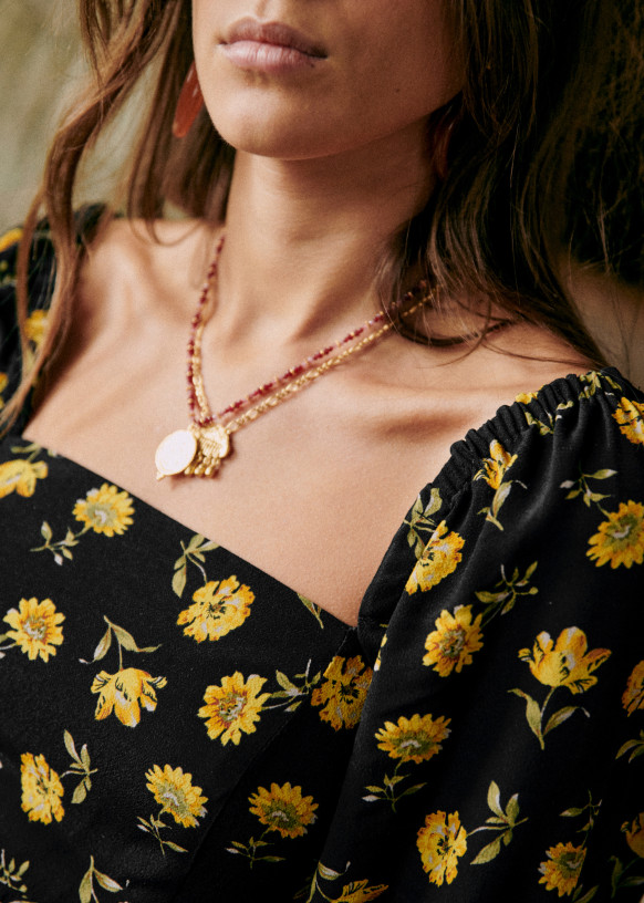 Sezane discount yellow dress