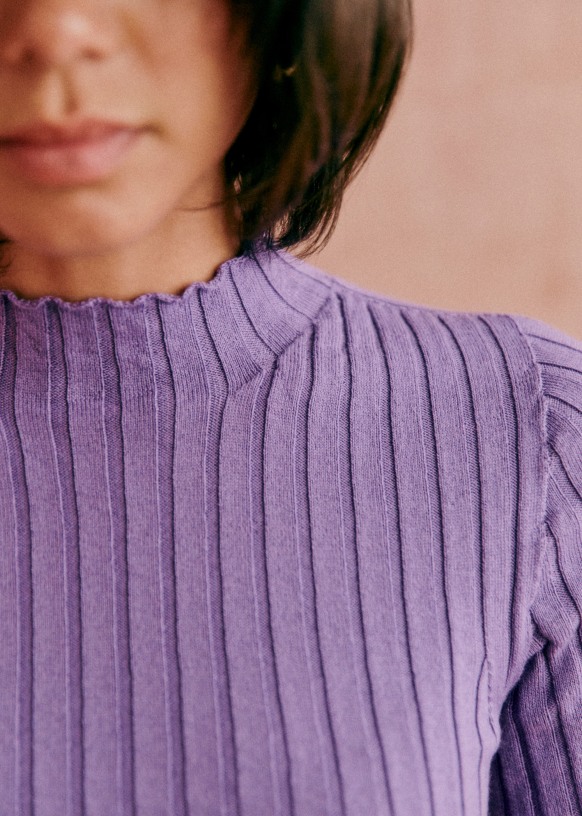Edwin Jumper - Black - Merino Wool - Sézane