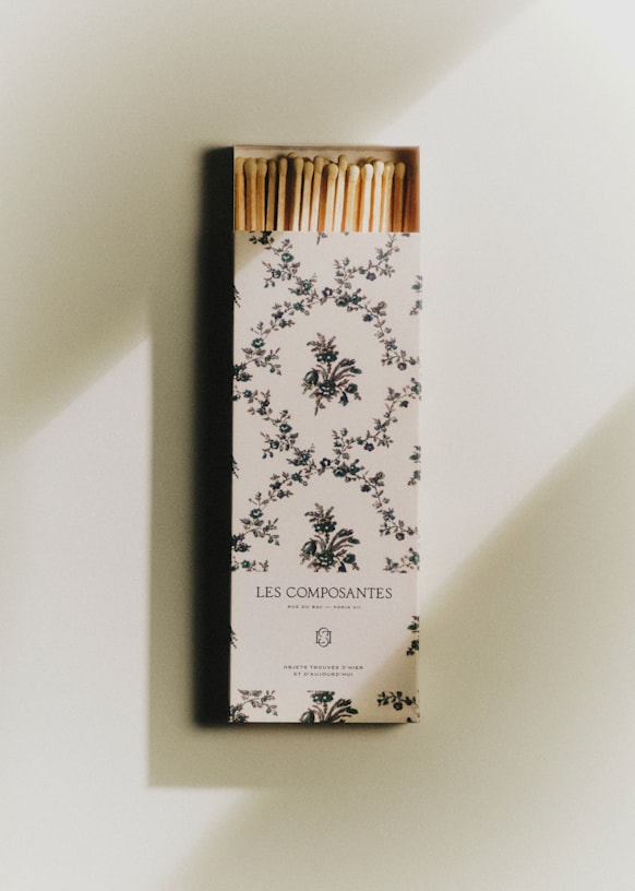 Boîte d'allumettes - Croisillons Bleu