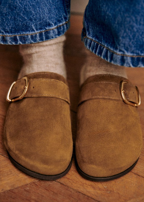 Prada velvet clog mule clearance