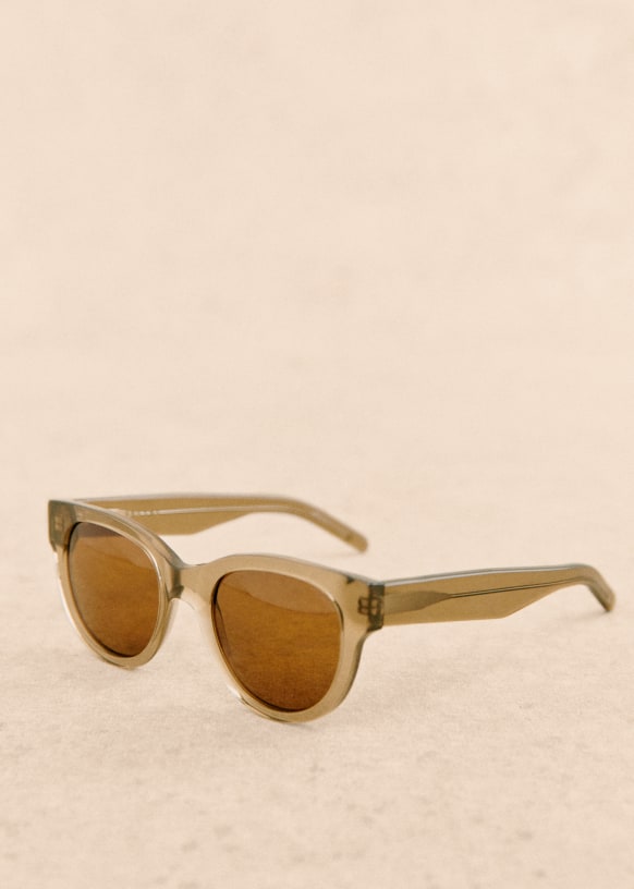Chiara Sunglasses - Olive Green - Sézane Chiara Sunglasses - Olive Green - Sézane