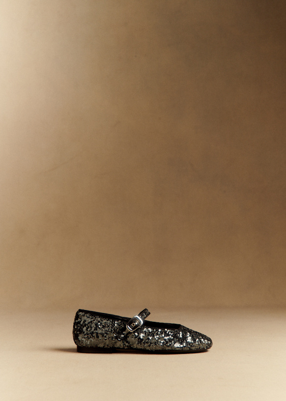 Valentin Low Ballerinas - Mocha - Goat Leather - Sézane