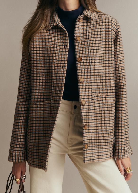 Will Jacket - Black Leather - Lamb leather - Sézane