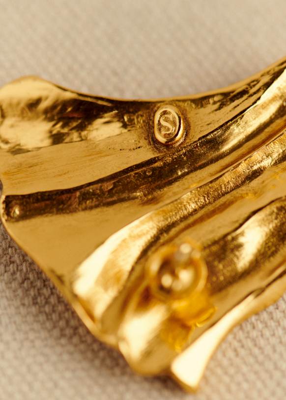 Nora Earrings - Gold - Majority recycled brass - Sézane