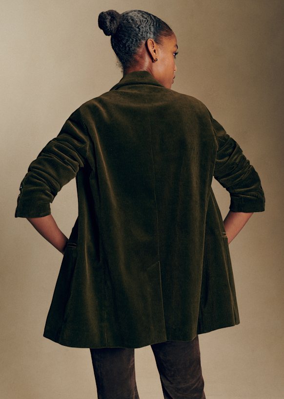 Chelsea ジャケット - ネイビー/エクリュ テニスストライプ