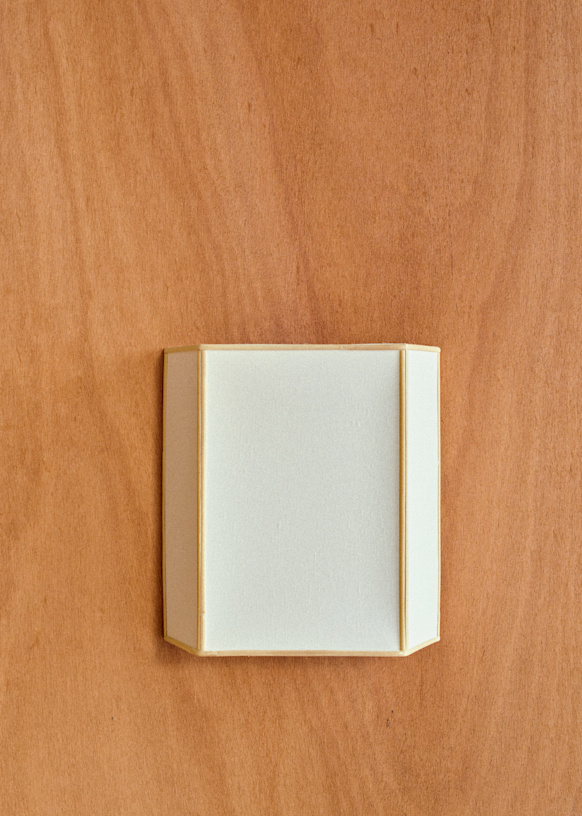 Applique Adagio - Grand Modèle - Tissu Écru et Rotin - Tissu Mélangé - Sézane