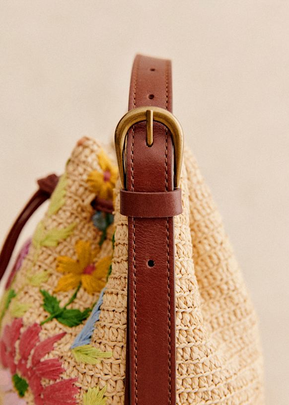 ⭐︎最終価格⭐︎ Sezane ラフィア刺繍バケットバッグ ⭐︎最終価格⭐︎ Sezane ラフィア刺繍バケットバッグ