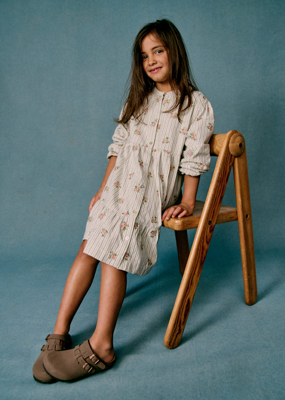 Louise Dress - Grand Bouquet - Organic cotton - organic
