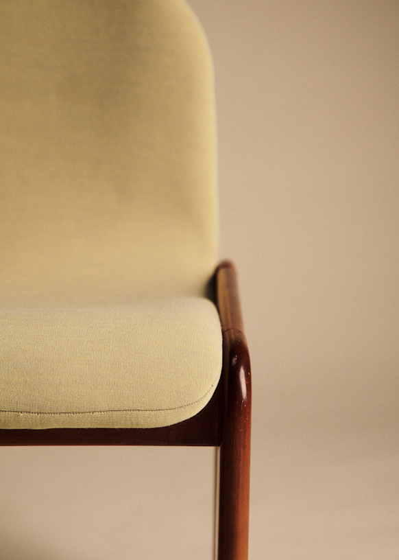 Lot of 5 chaises style Scarpa vintage