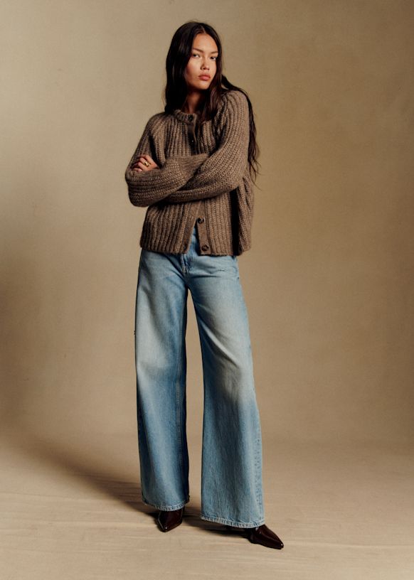 Vest Emile - Donkertaupe