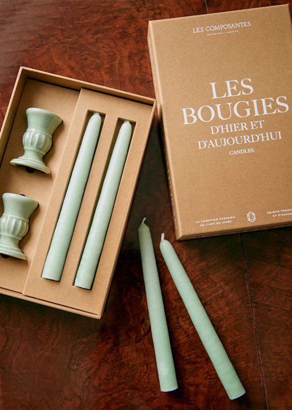 Gift set Bougeoirs Piano et Chandelles - Petit Modèle