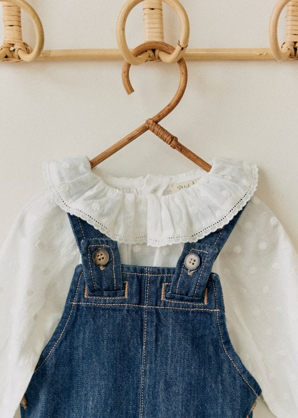 Blouse Héloïse Ecru Coton Biologique Sézane