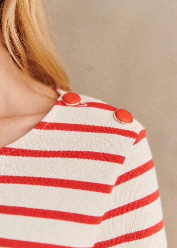 定番商品♪【Sezane】Colette マリンボーダーTシャツ (多色) 定番商品♪【Sezane】Colette マリンボーダーTシャツ (多色