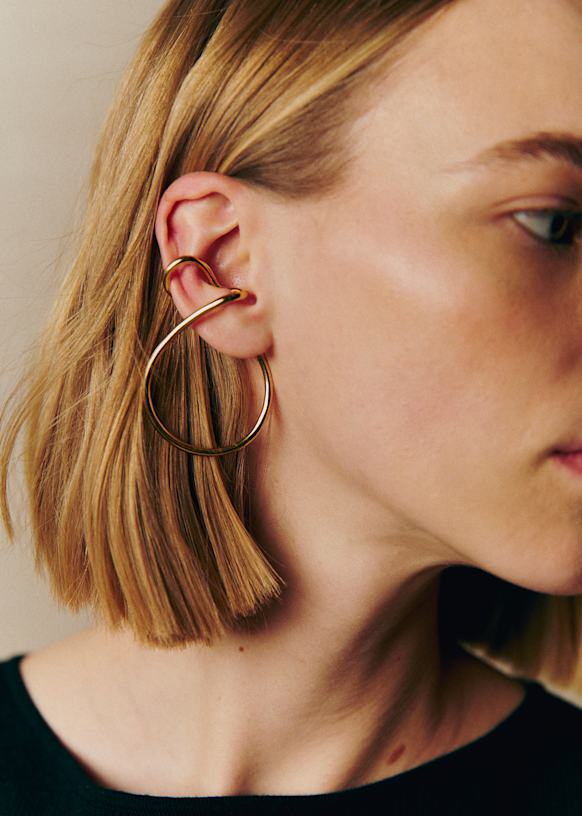 Tessa Earrings - Gold - Brass - Sézane