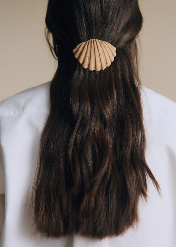Lazare Hair Clip - Pearly - Resin - Sézane