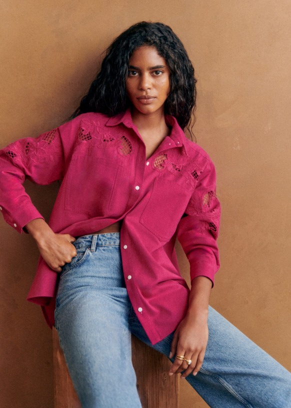 Shirt fuchsia clearance