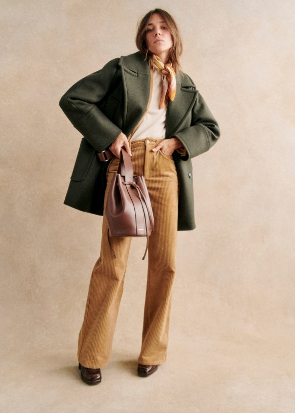 Sezane bucket clearance bag