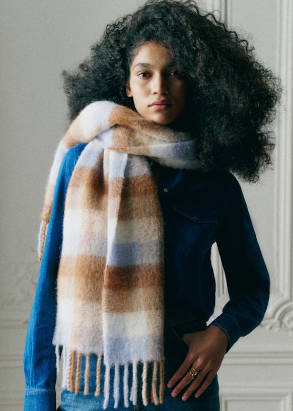 Echarpe Louise - Beige Lila Ecru