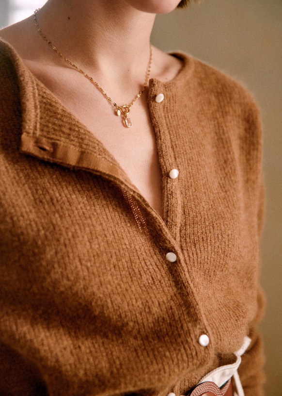 Sezane gaspard camel clearance