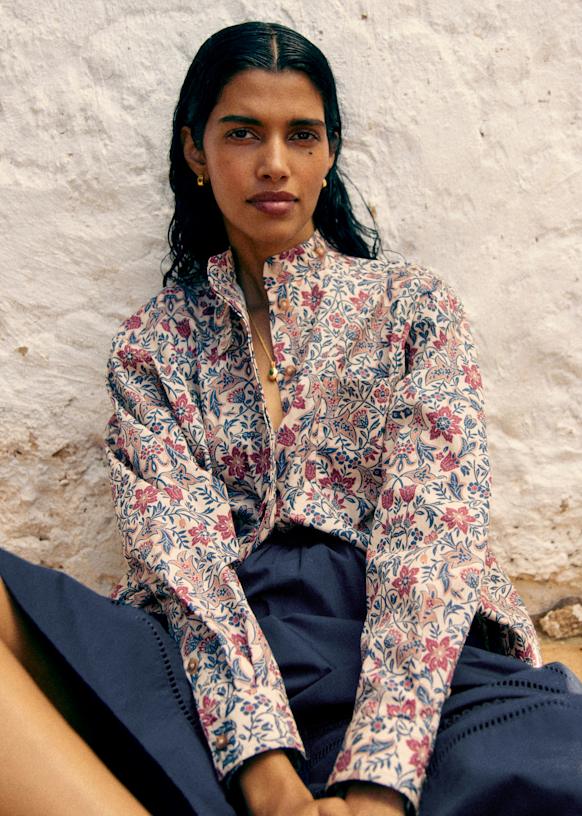 Orio Shirt - Sézane x Holiday - Junni Print - Organic cotton