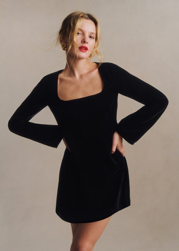 Elena dress. - Black - Viscose - Sézane