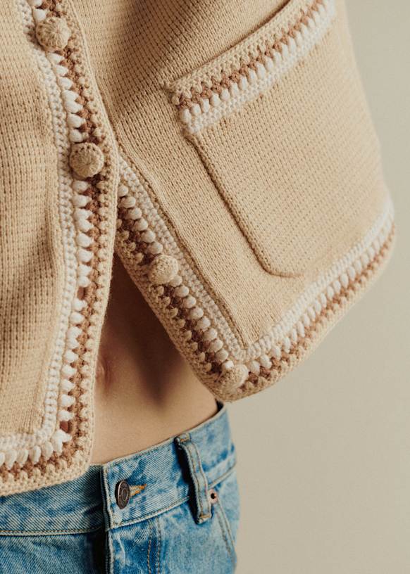 Depoundベージュジャケット depound(デパウンド) アウター(レディース) - 海外通販のBUYMA