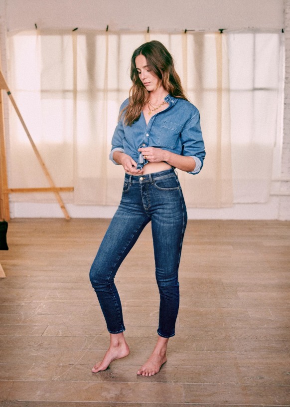 Sezane The Perfect Slim 7 8 Eco Friendly