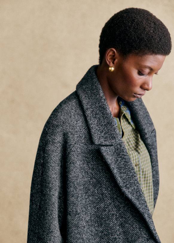 Sezane wool coat sales