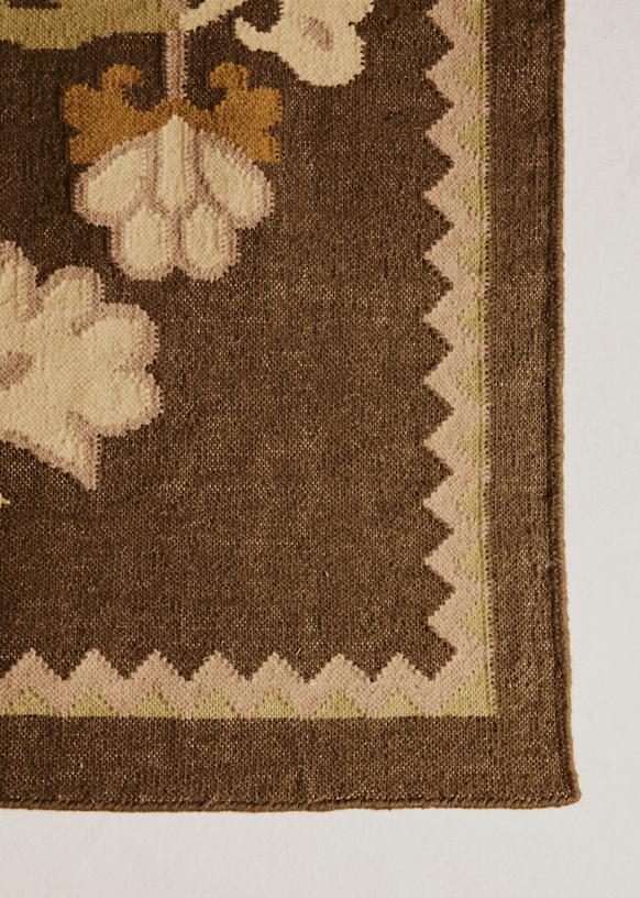 Echantillon Rug Flowers d'Hiver - 25 cm x 25 cm