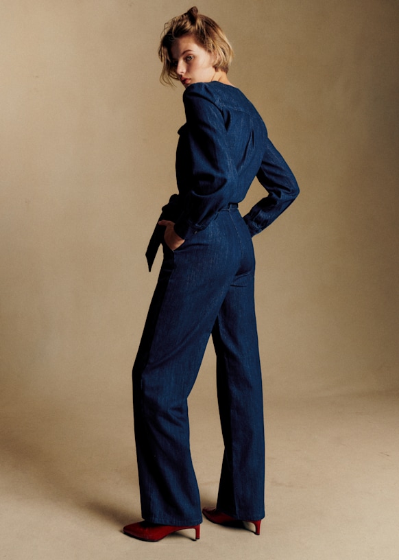 Stelina Jumpsuit - Deep Indigo - Organic cotton - organic textile