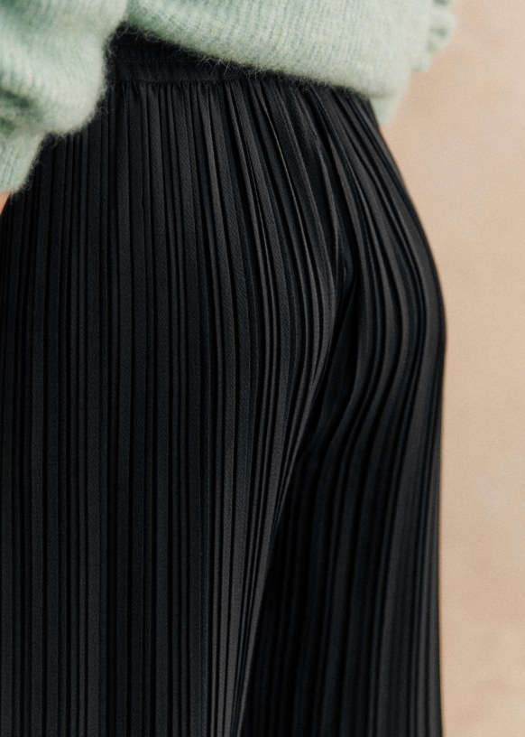 Jimmy Trousers - Black - Recycled polyester - Sézane