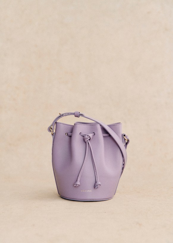 Micro Farrow Bag - Smooth lilac - Bovine leather - Sézane