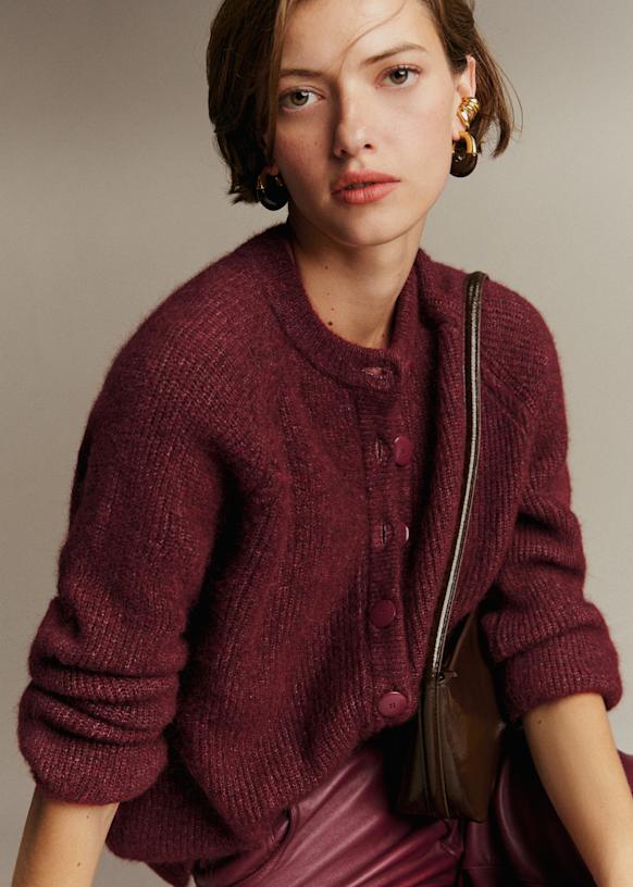 Othello Cardigan - Red - Baby Alpaca - Sézane