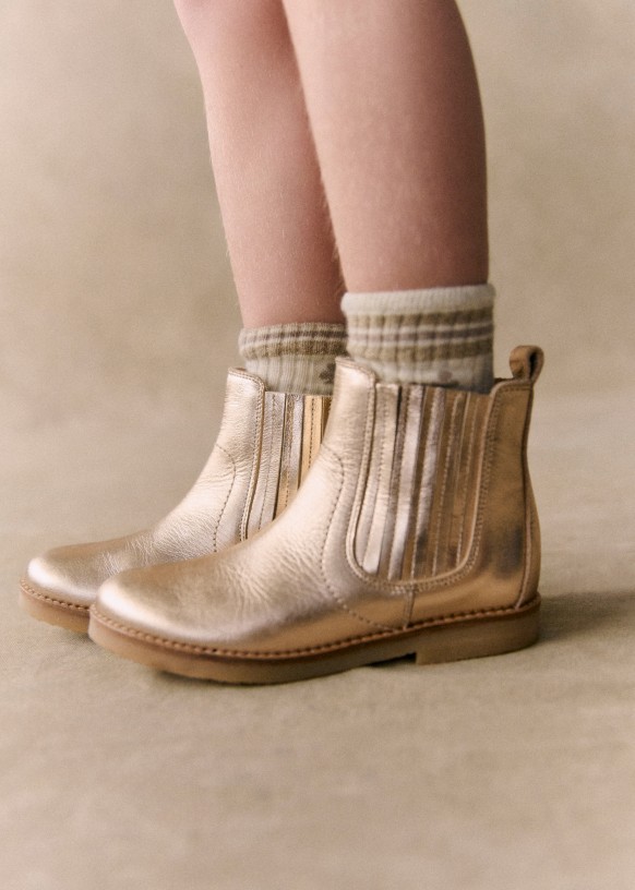 Bottines dorees sezane new arrivals