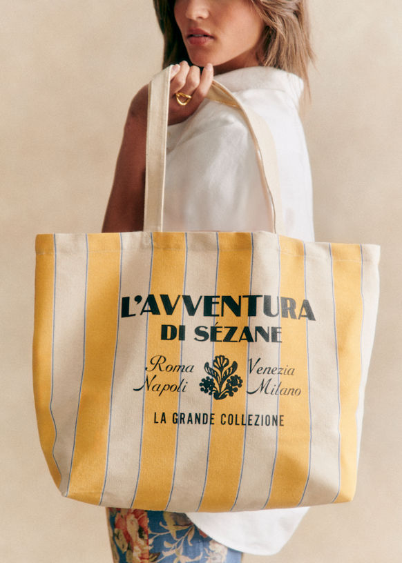 *SEZANE*２way かごトートバッグ 大きめトート ◎関税送料込◎ ベージュ系 SEZANE(セザンヌ) トートバッグ(レディース) - 海外