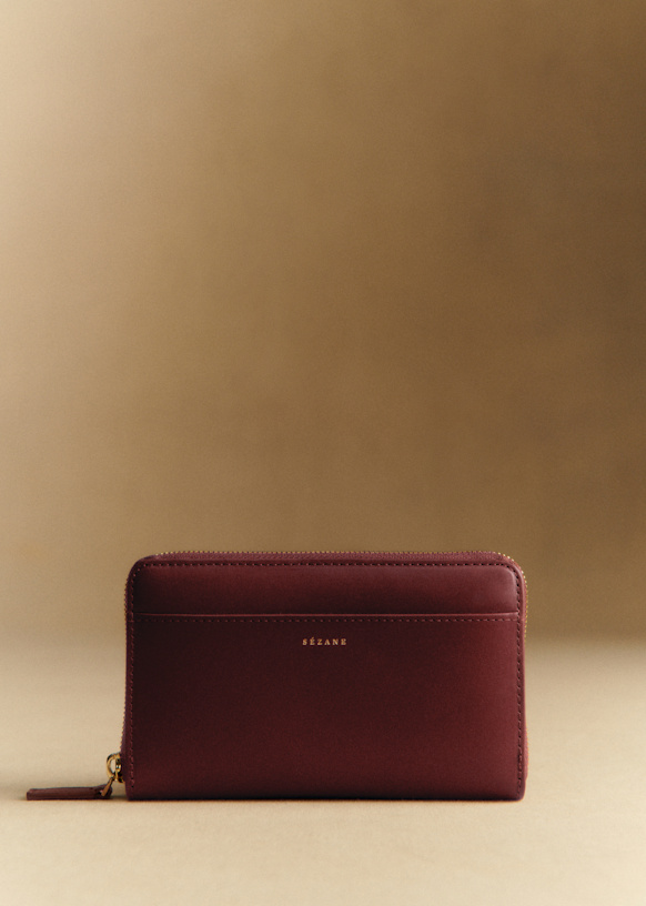 Victoria Wallet - Glossy Burgundy