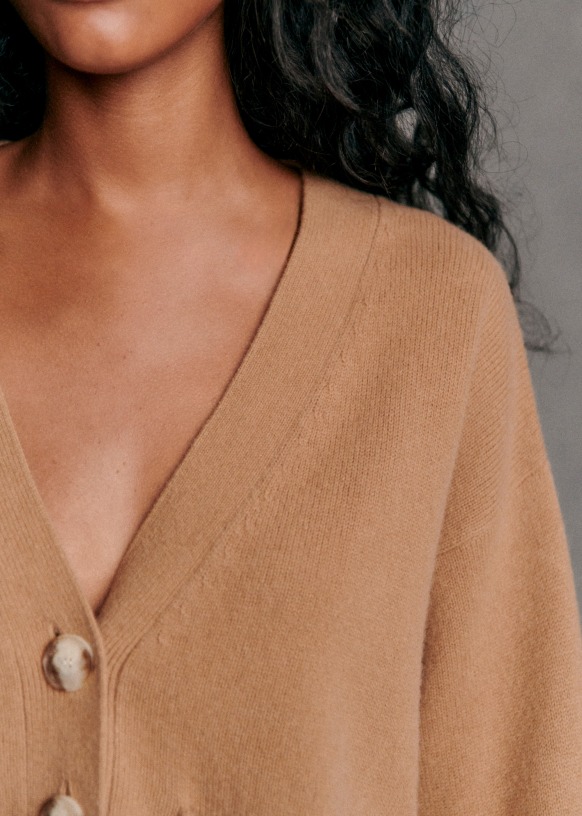 Jady Cardigan - Camel - Yak - Sézane