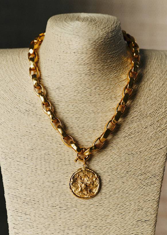 Joseph Necklace - Gold - Majority recycled brass - Octobre Éditions
