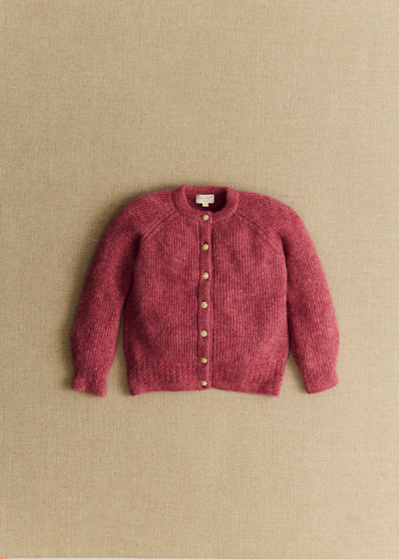 Othello Cardigan - Rosewood - Baby Alpaca - Sézane