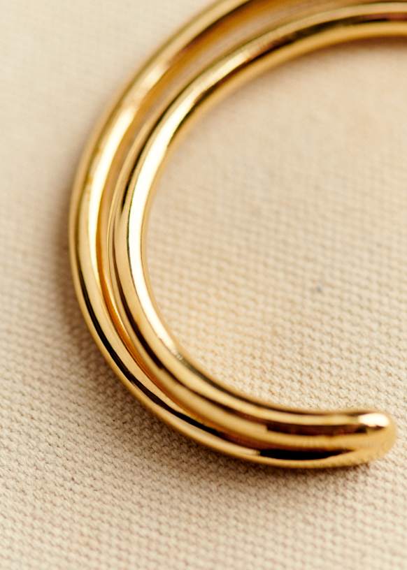 Chiara オープンバングル - ゴールド - ブラス - Sézane