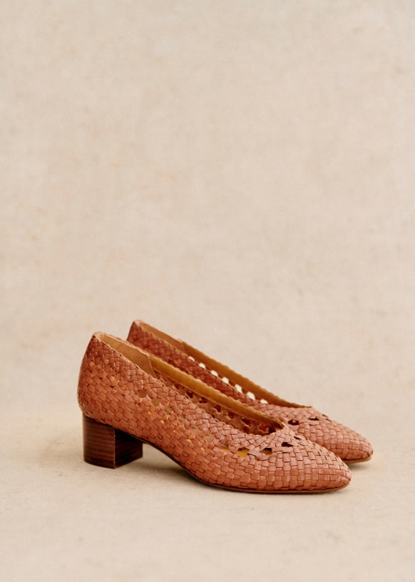 Woven heels on sale