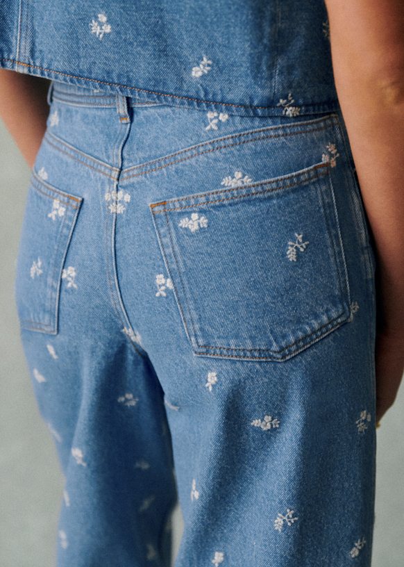 Le Crop - Sana Print - Cotton - Sézane Le Crop - Sana Print - Cotton - Sézane