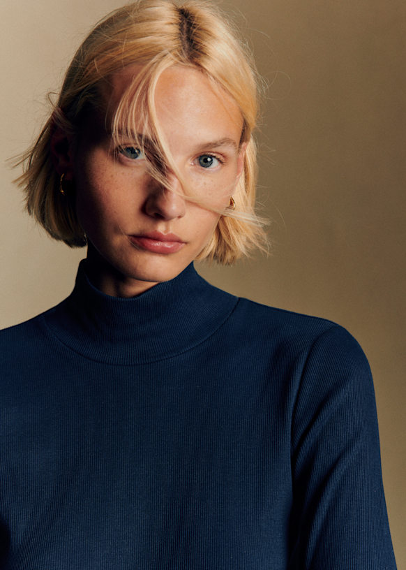 Felix セーター - ネイビー - オーガニックコットン - オーガニック