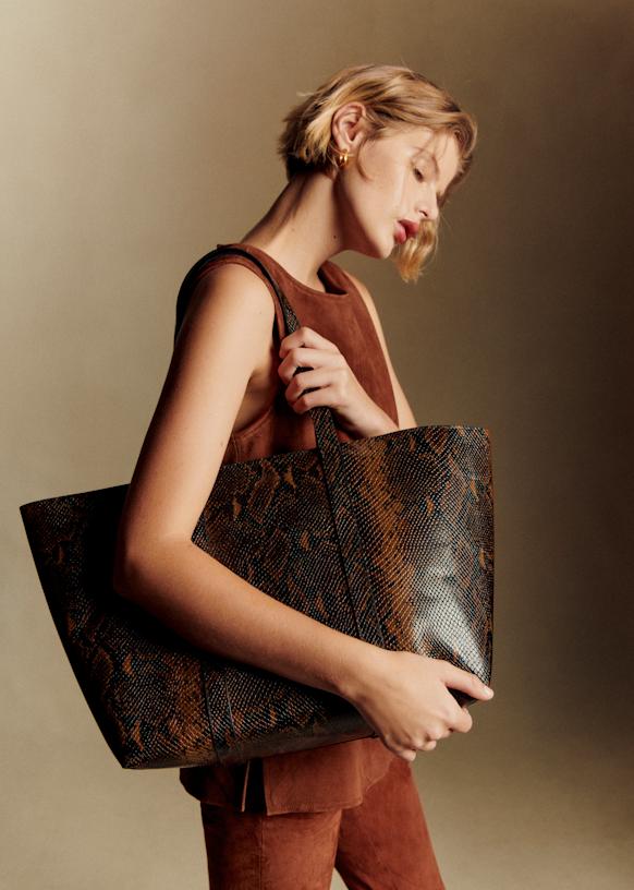 Gabin Bag - Camel - Bovine leather - Sézane