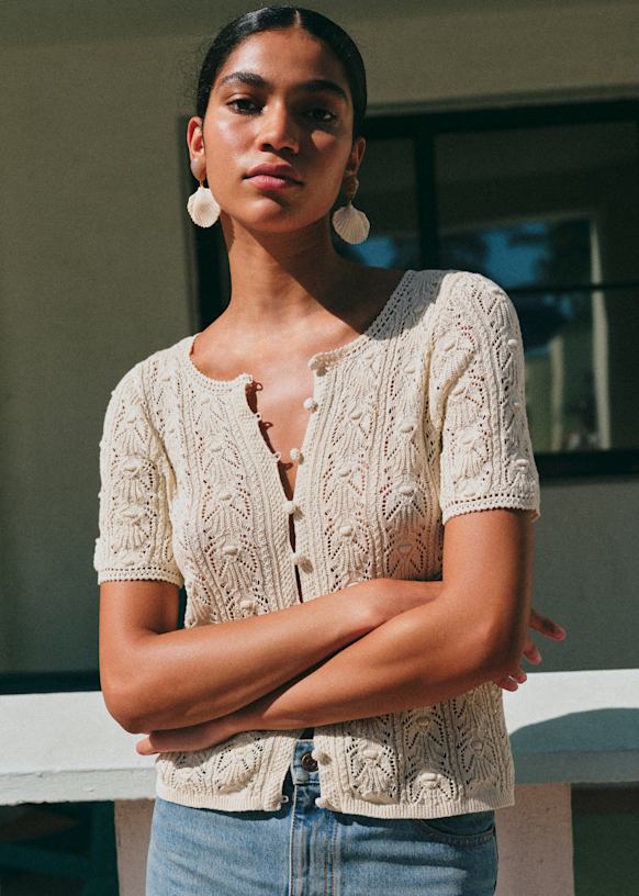 Milane top - Brown - Organic cotton - textile made from organic