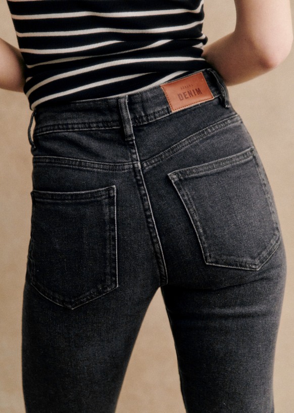 Sezane Denim Le Slim Parfait Jeans Blue denim Skinny size 25 TALL