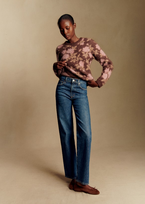 【季節はずれ特価】仏SEZANE もこもこ花スウェット 季節はずれ特価】仏SEZANE もこもこ花スウェット