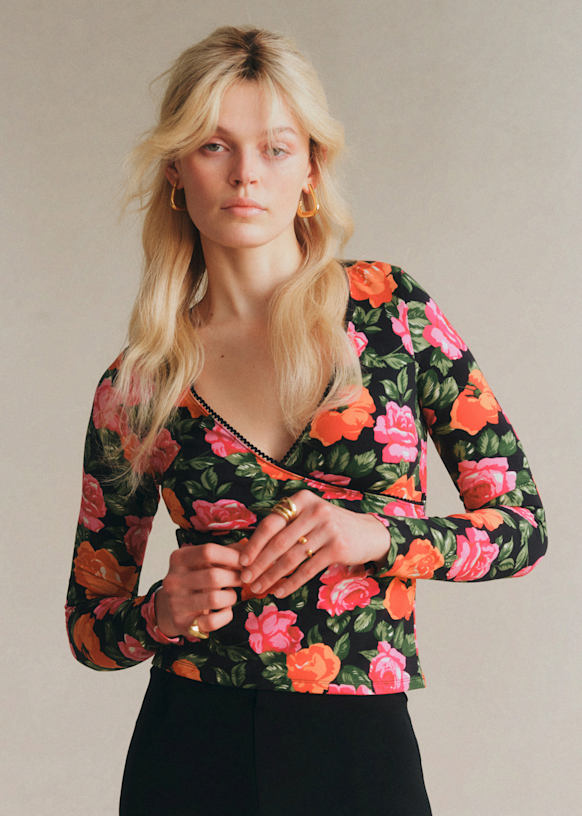 April トップス - アナロサプリント - オーガニックコットン