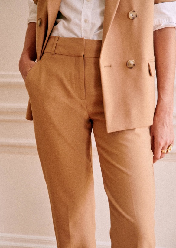 Trousers Sézane Multicolour size 42 FR in Cotton - 30827846